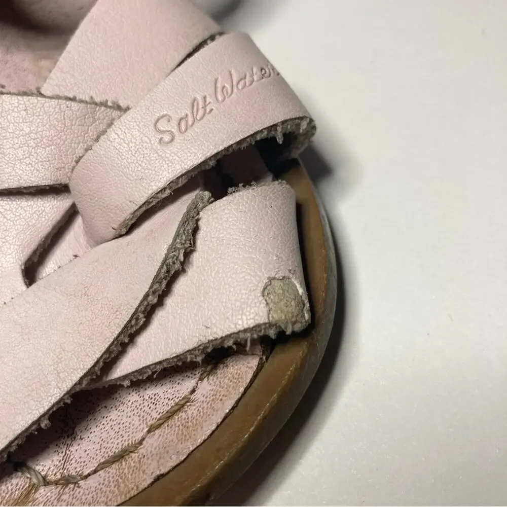 Salt Water Sandals Hoy Summer Light Pink Original Leather Sandal Shoes Toddler 5